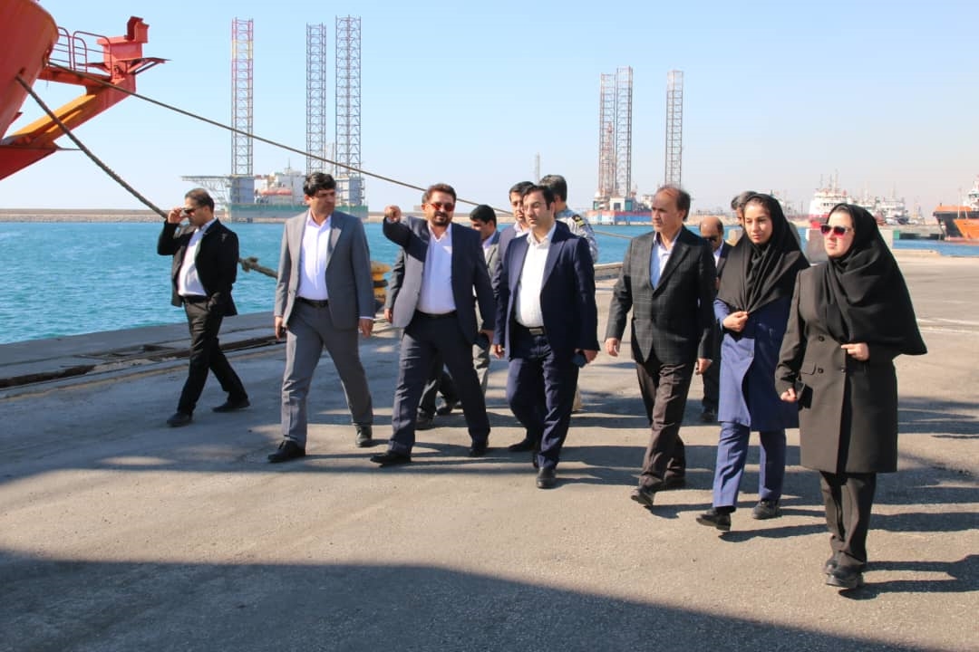 بازدیدمعاون وزیر کار و رییس سازمان اموزش فنی و حرفه ای کشور از عسلویه