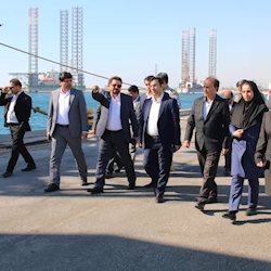 بازدیدمعاون وزیر کار و رییس سازمان اموزش فنی و حرفه ای کشور از عسلویه