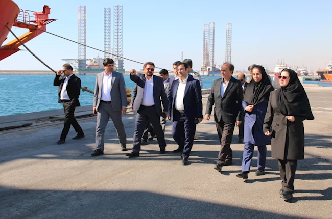 بازدیدمعاون وزیر کار و رییس سازمان اموزش فنی و حرفه ای کشور از عسلویه